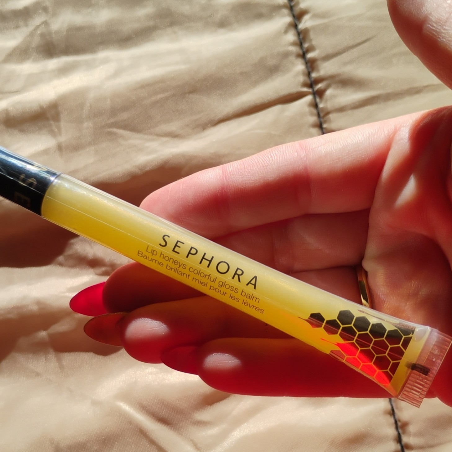 SEPHORA Lip Honeys Colorful Gloss Balm Lip Gloss, Honey, Yellow 0.32 oz