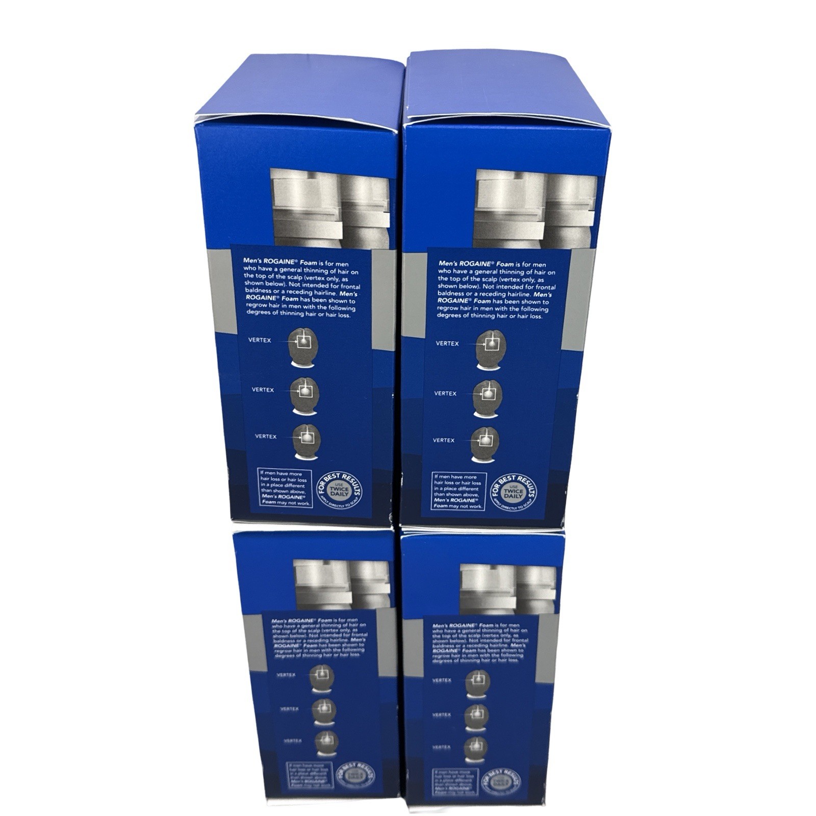 Rogaine Men’s 5% Minoxidil Foam Hair Treatment, 6×2.11 oz, 6 Cans, Exp 06/2026
