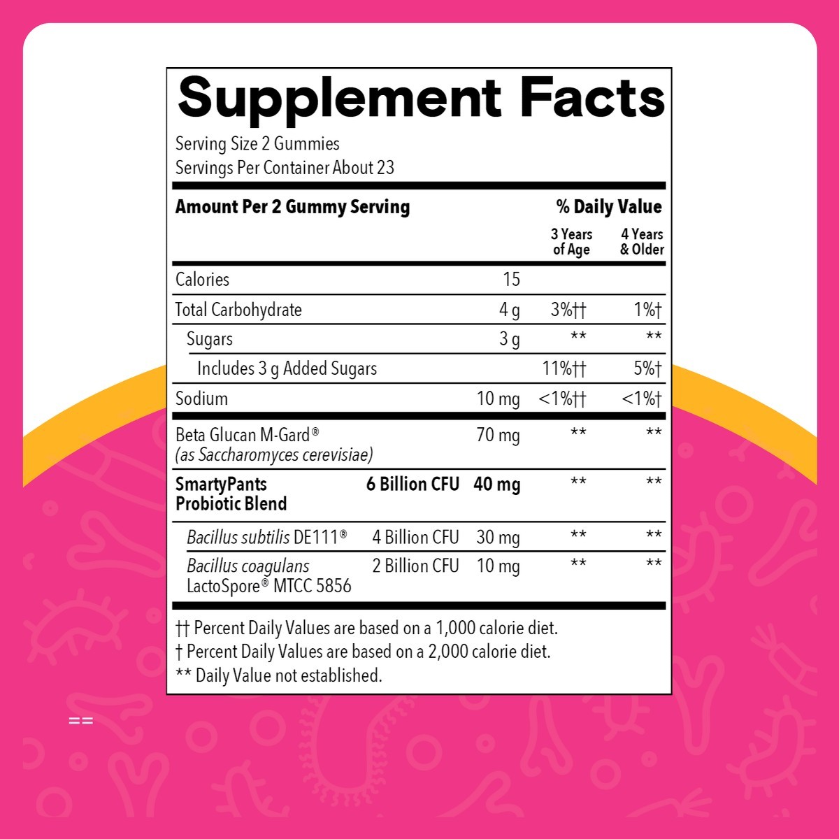 SmartyPants Kids Prebiotic & Probiotic & Digestive Health Vitamins – 45 ct