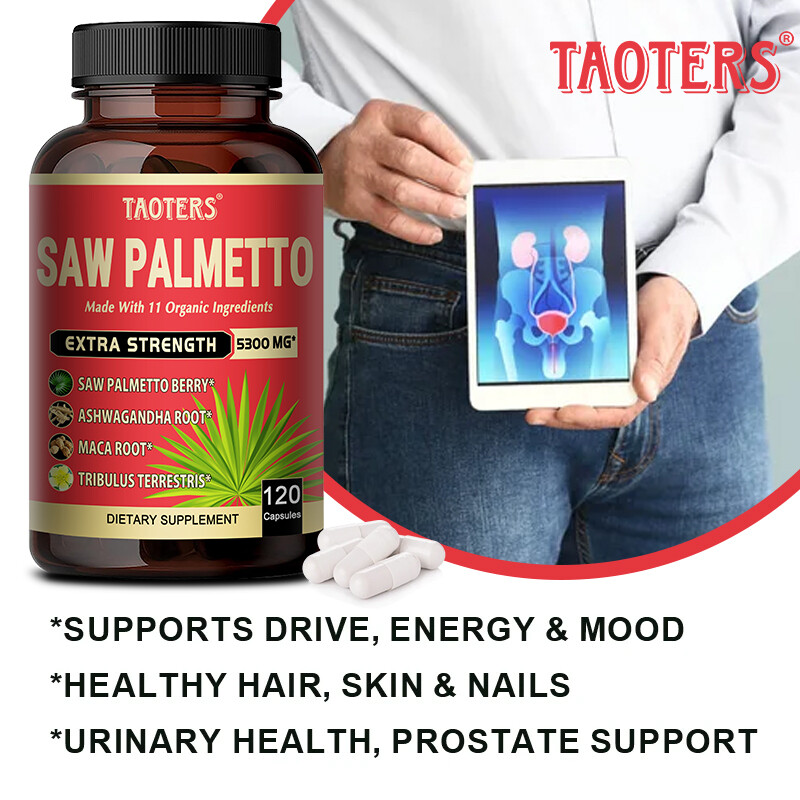 Saw Palmetto Capsules – Premium Prostate Health Support Supplement for Men