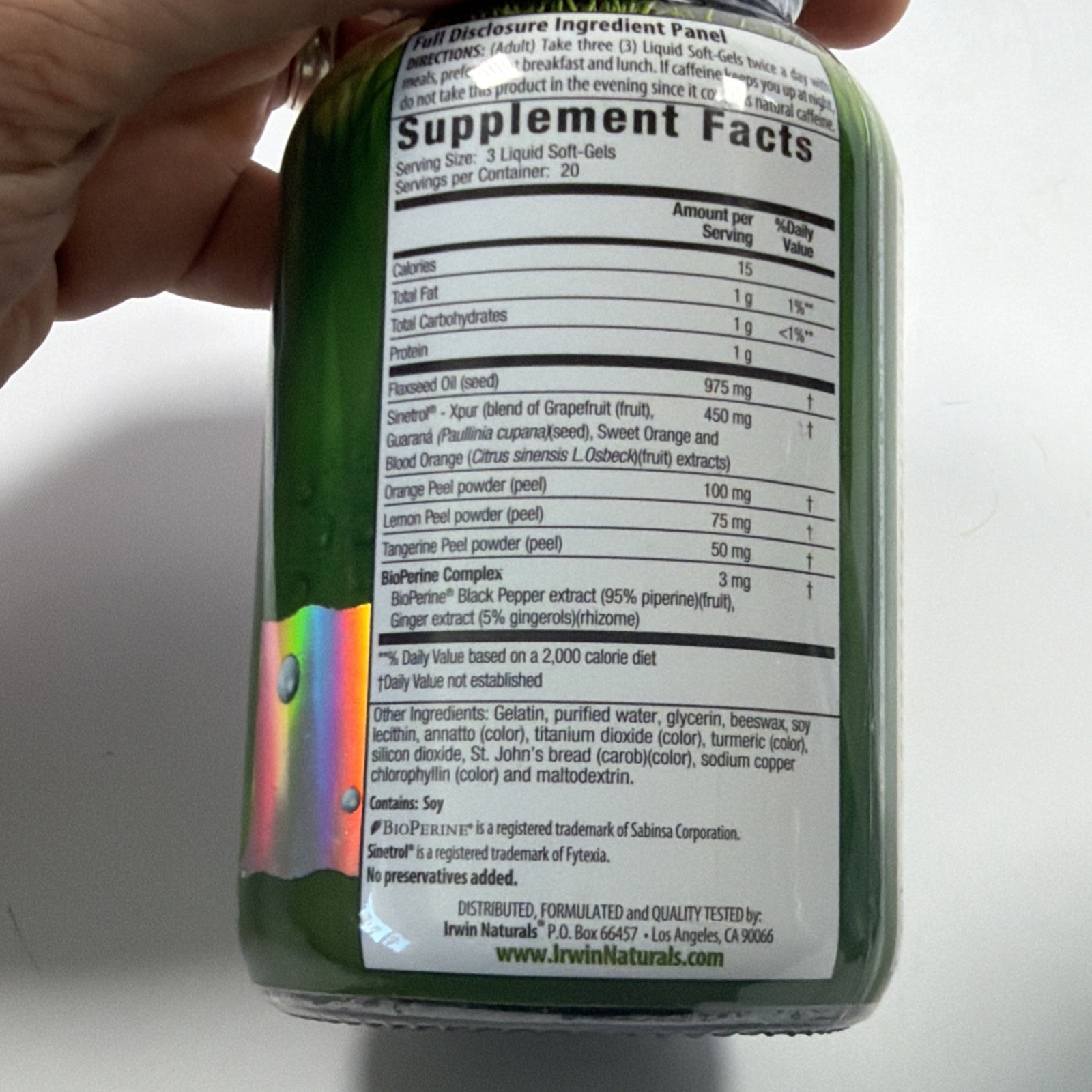 Irwin Naturals Stored-Fat Belly Burner 60 Softgels Exp 05/2027 Sealed
