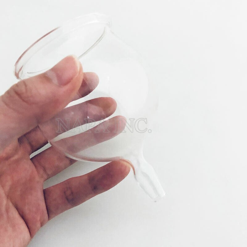 2PCS 6cm Glass Cupping Cups Reusable Massage Cups For Vacuum Therapy SPA Machine