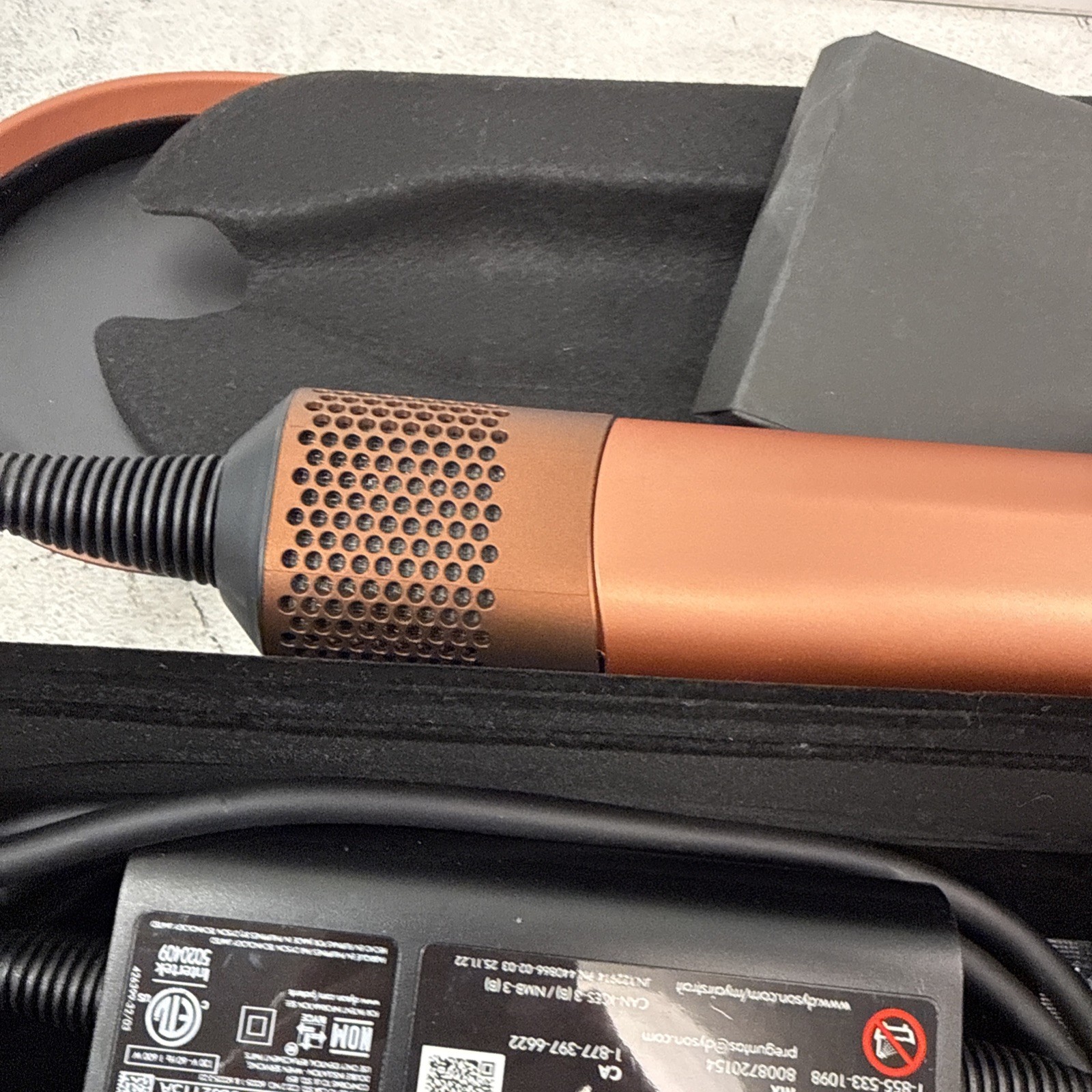 Dyson Airstrait Electric Hair Straightener Amber Silk Special Edition