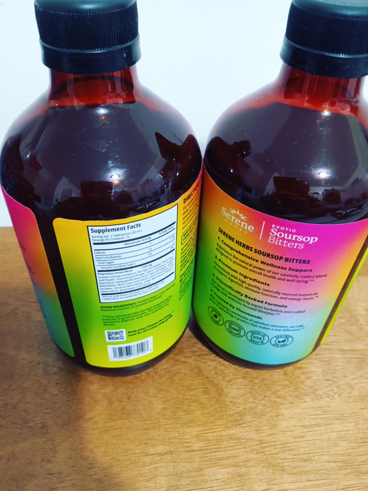 Serene Herbs Exotic Soursop Bitters (2 Units ,🍊🍊⭐⭐⭐⭐ Exotic Health NEW