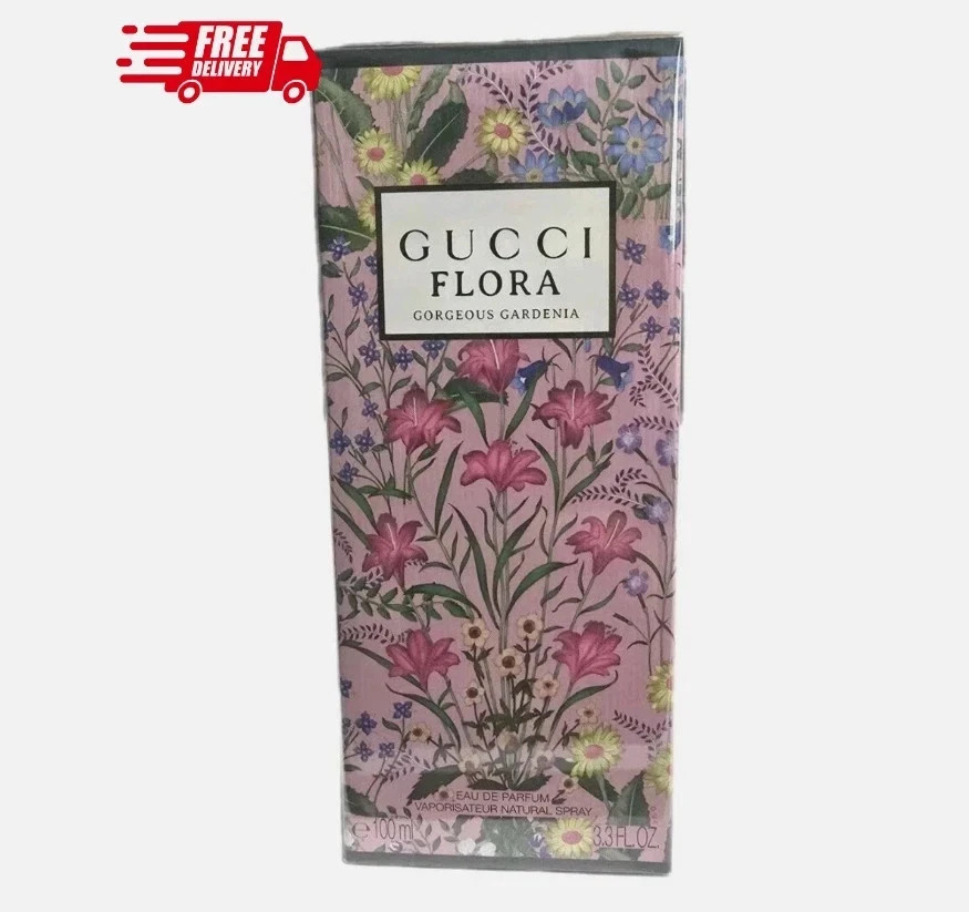 Gucci Flora Gorgeous Gardenia 3.3 oz EDP Perfume for Women | New in Box Scent
