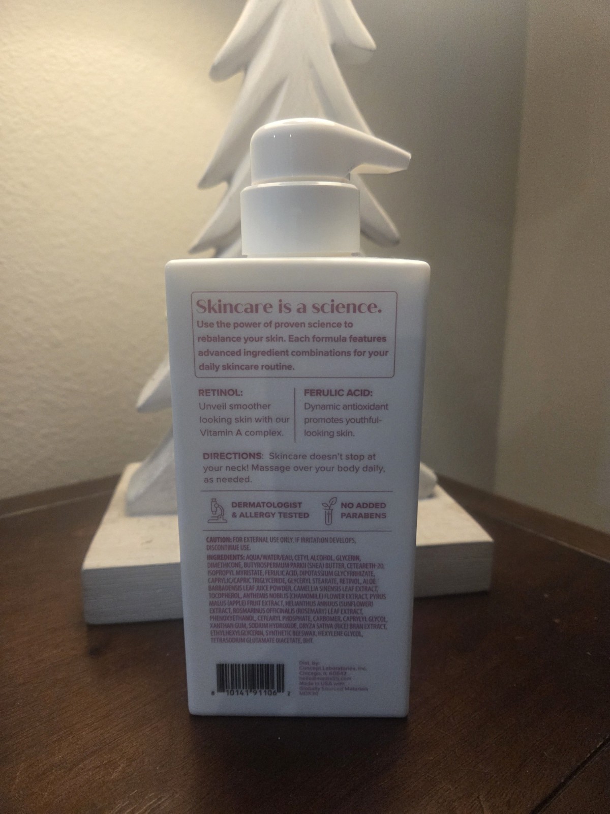 MEDIX 5.5 Retinol + Ferulic Acid Age Rewind Body Cream – Fragrance Free – 15 oz