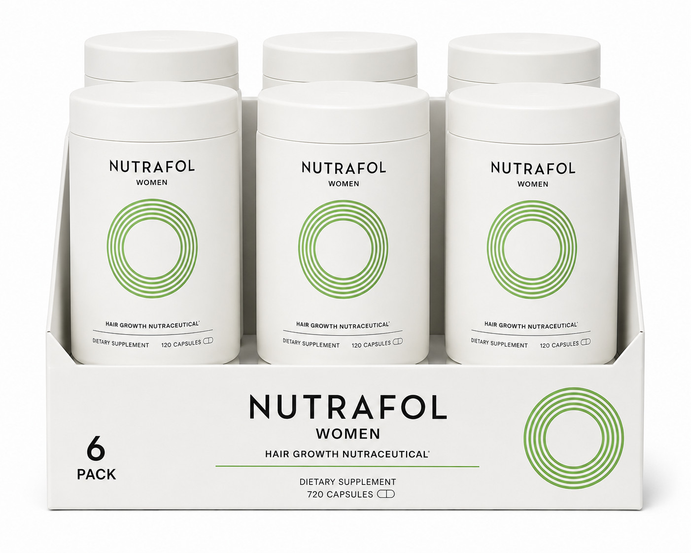 Pack of 6 Women’s Hair Growth Supplement 360 Caps – Fast Shipping Ages 18 – 44