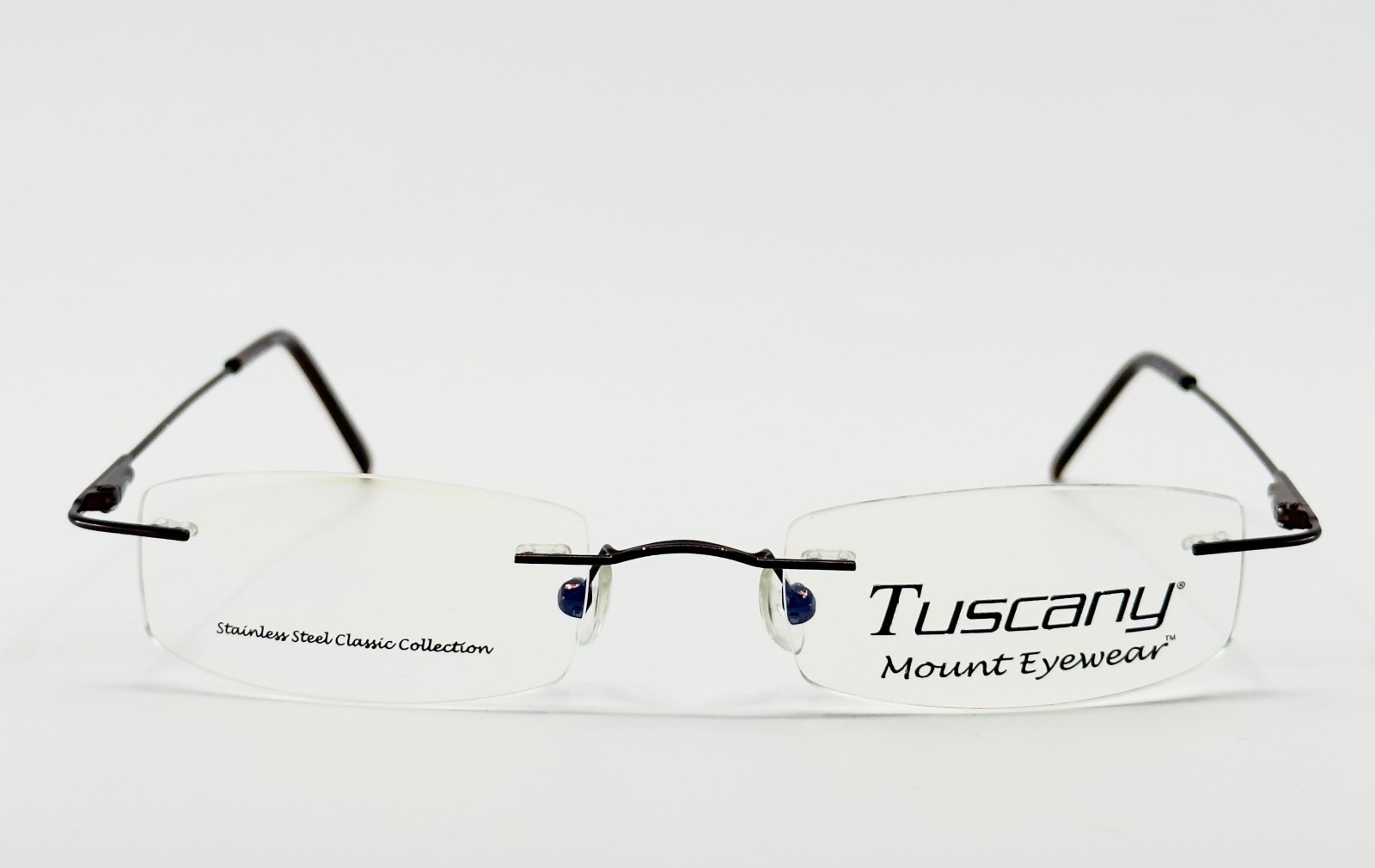 NEW TUSCANY MOUNT TUS B-02 Brown Bronze Rimless Eyeglasses N/A-19-140 B:N/A