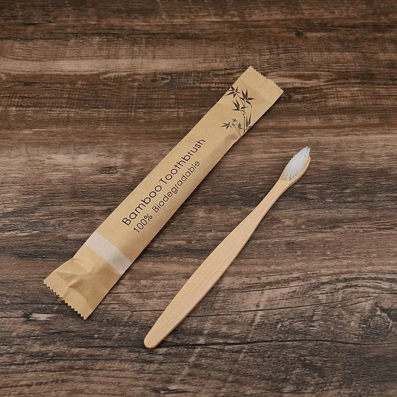 10PCS Eco-Friendly Bamboo Toothbrush Set – Soft Charcoal Bristles Oral Care Pack