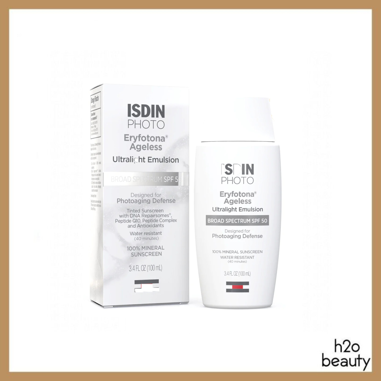 ISDIN Eryfotona Ageless Broad Spectrum Tinted SPF 50 EXP 11/24 100mL **NEW**