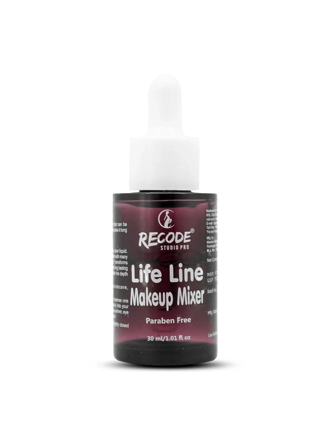 Recode Lifeline Makeup Mixer helps to Create Long Lasting Waterproof Effect 30ml