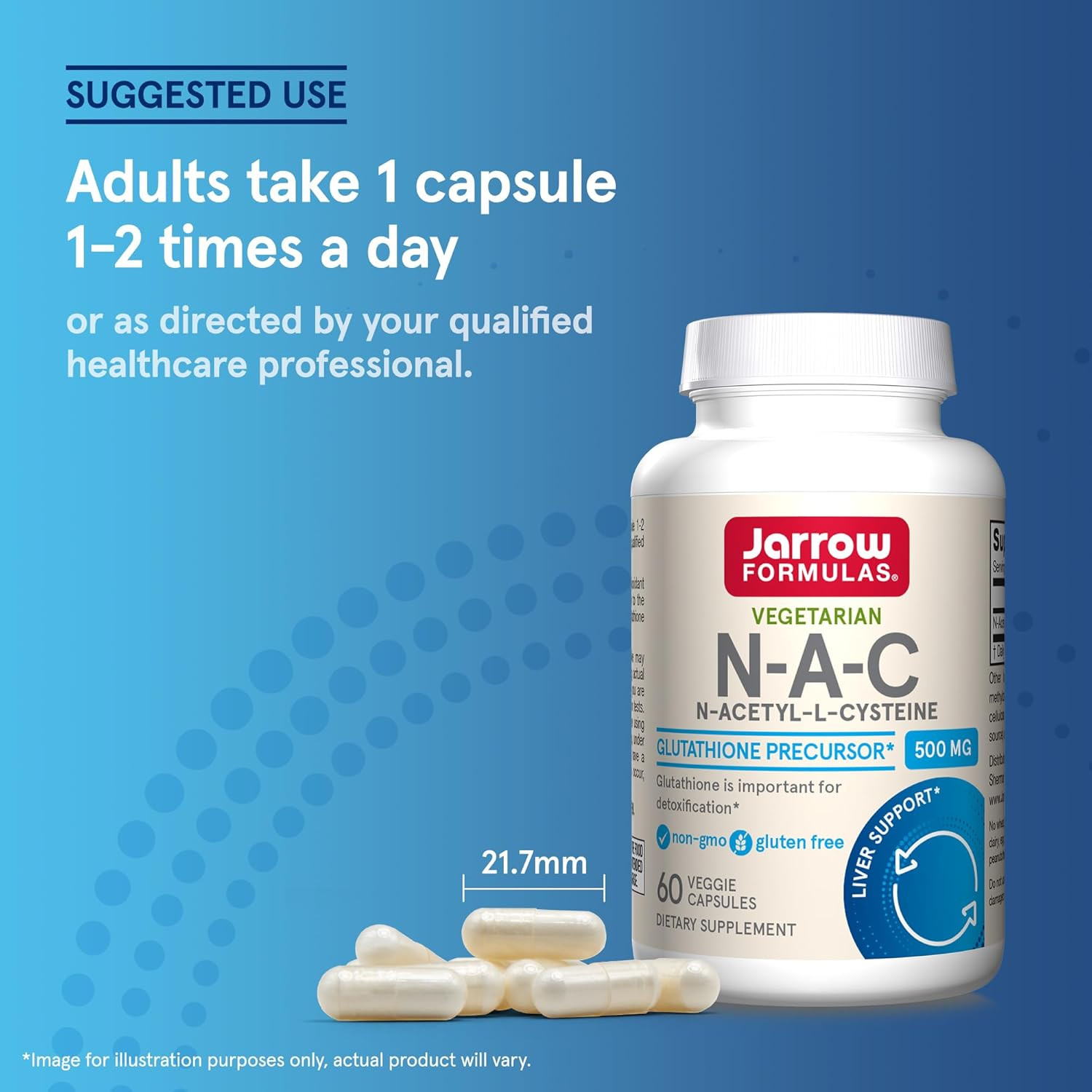 ® N-A-C 500 Mg, Dietary Supplement, Antioxidant Support for Liver Health, 60 …