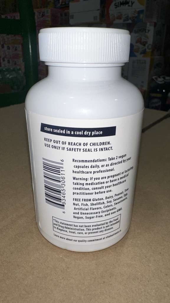 Vital Nutrients Pancreatic Enzymes 180 Capsules Digestive Support
