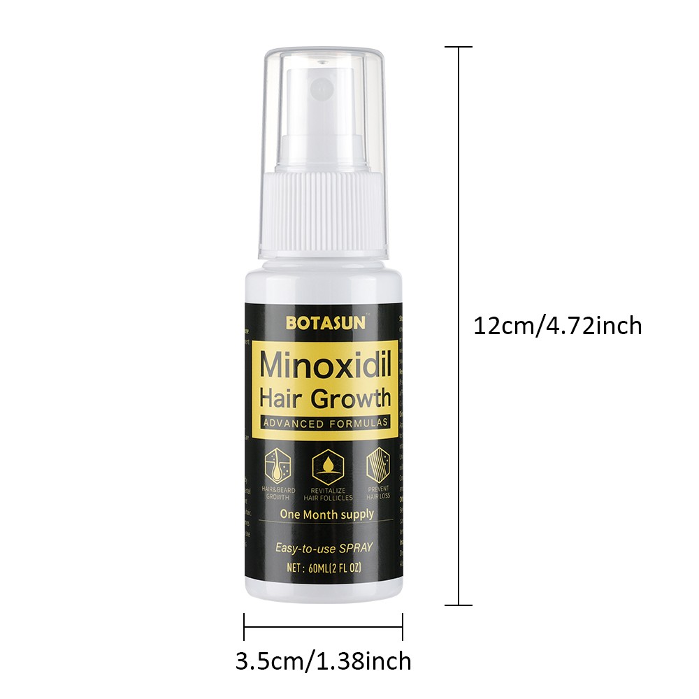 3 Pack 5% Minoxidil Hair Growth Serum Spray for Men Hair Regrowth 3 Month Supply