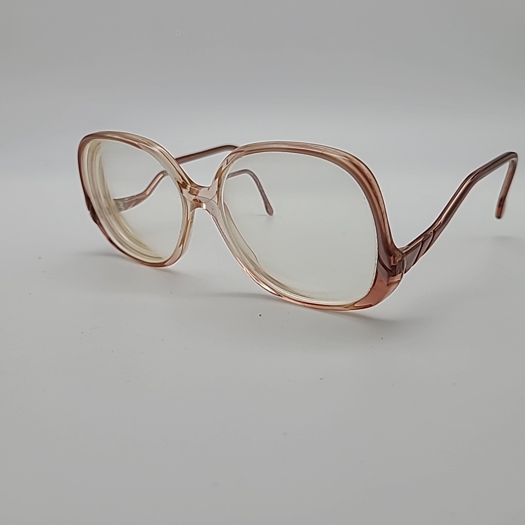 Couturier By Classic Beatrice Vintage Pink Clear Frames Made in Israel Women