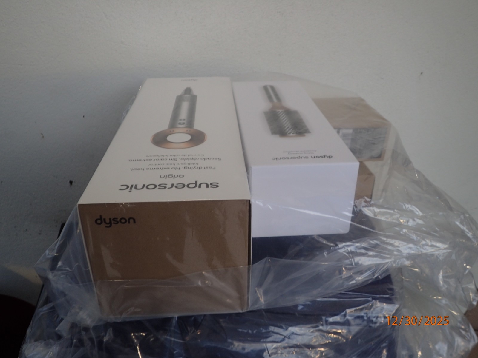 DYSON Supersonic Origin Hair Dryer Nickel/Copper + Styling Accessories SEALED