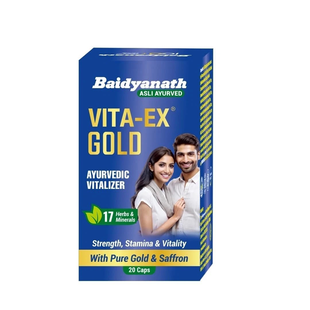 Vita ex Gold Boosts Vigor Vitality Strength, Power & Stamina – 20 Capsules