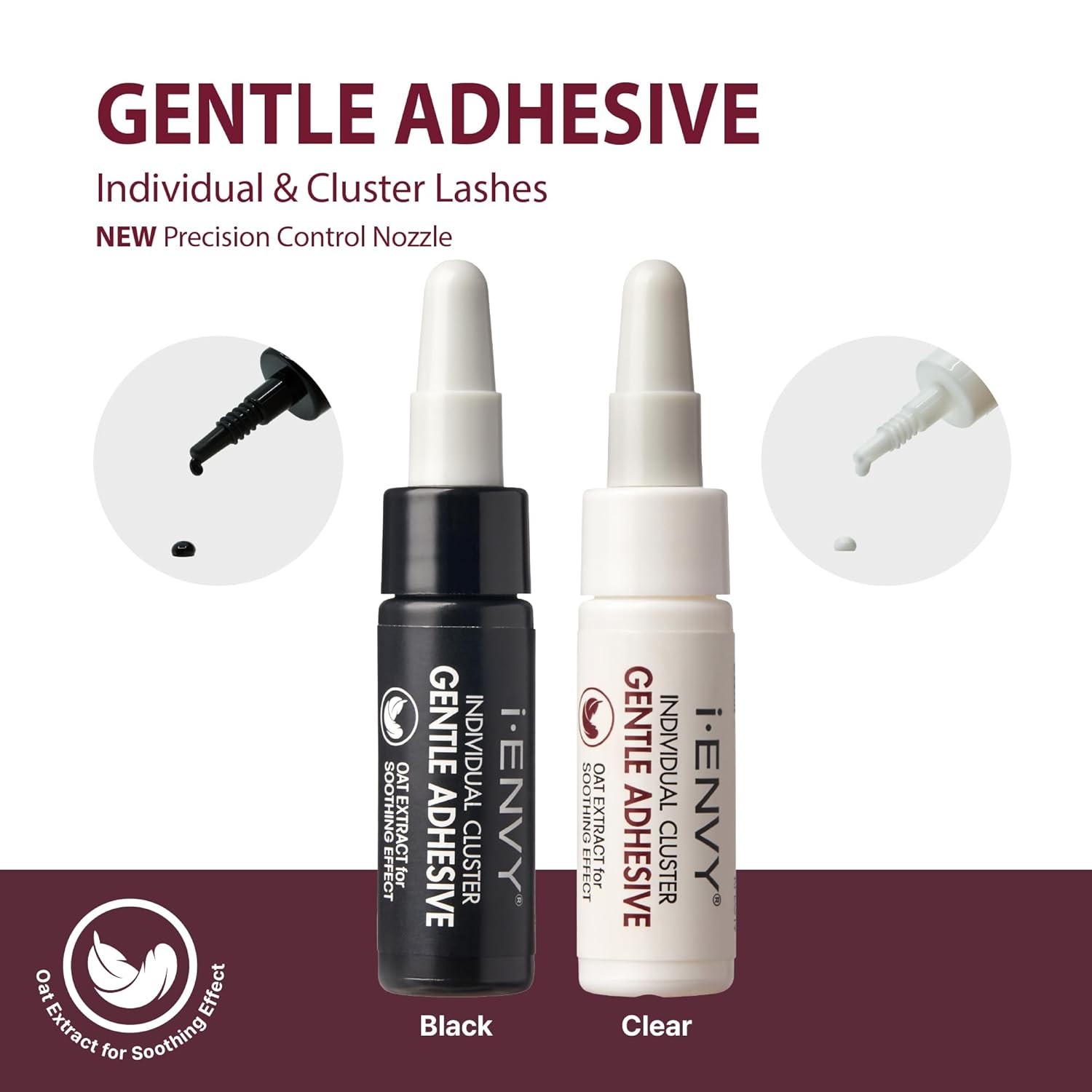 i-ENVY 30D Extension Cluster Individual Lashes, Easy to Apply, Long, Black