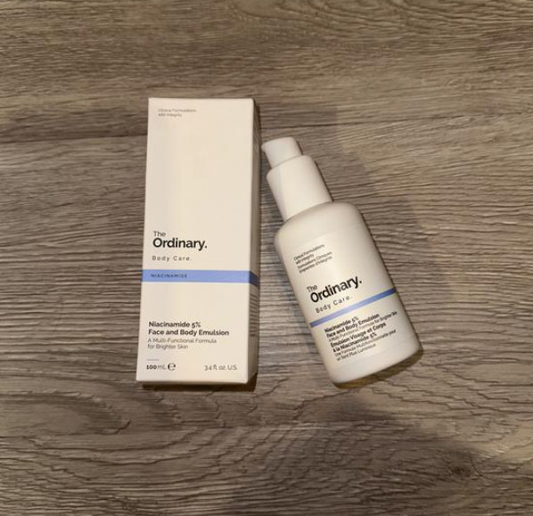NIB 100% Authentic The Ordinary Niacinamide 5% Face and Body Emulsion, 3.4 oz