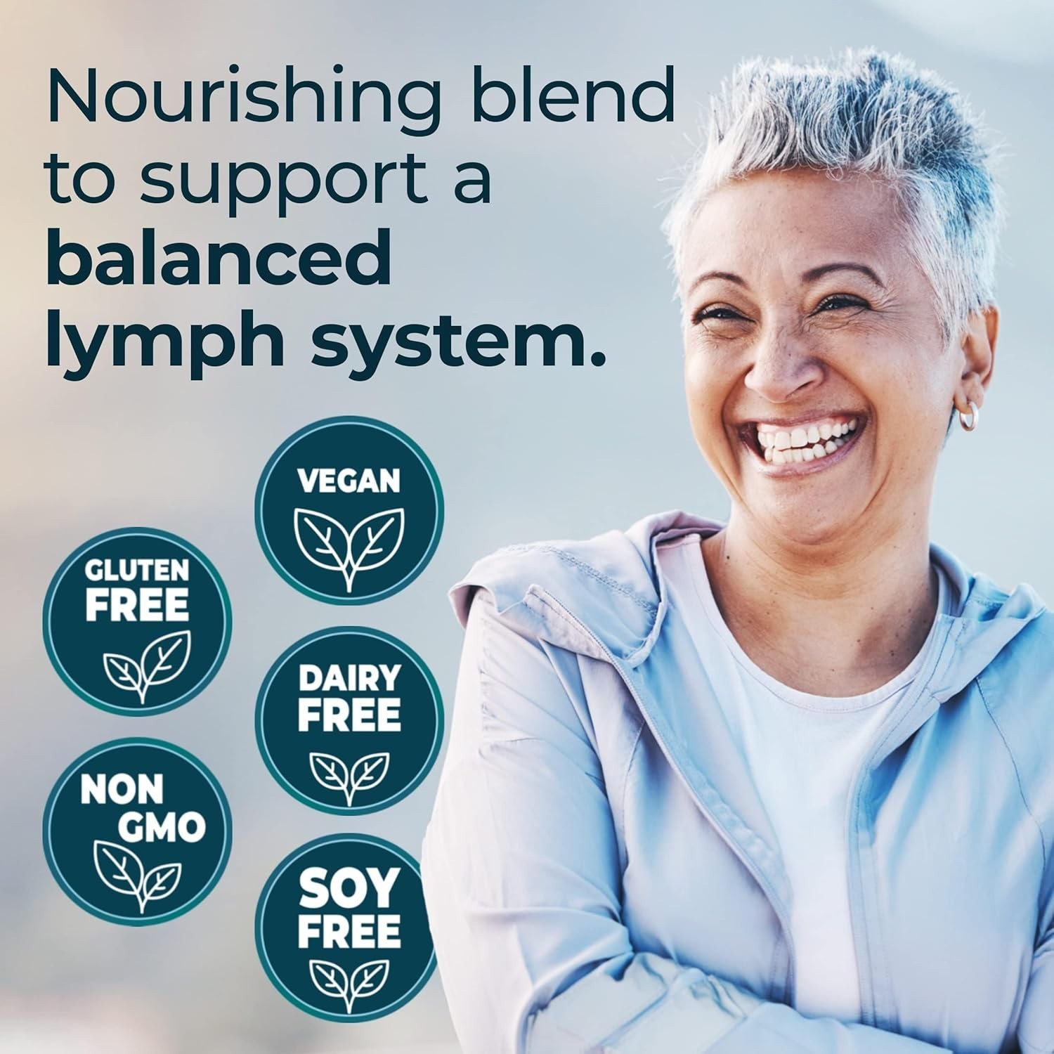 PUREHEALTH RESEARCH Lymph System Support Supplement,Lymphatic Drainage