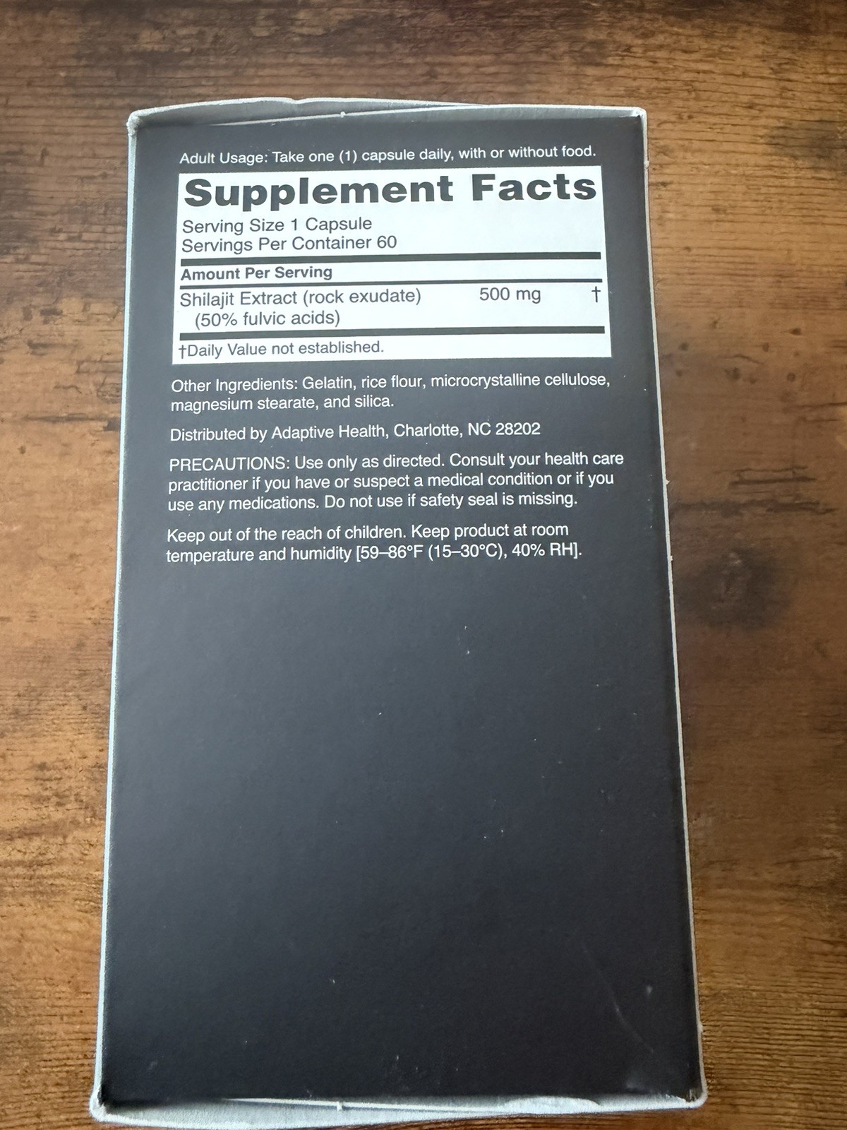 Nugenix Essentials Shilajit Supplement 60ct – 500mg – 50% Fulvic Acids Exp 9/27