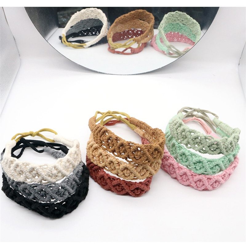 Adult Hair Accessories Boho Chic intertwine Turban Solid Color Head Band