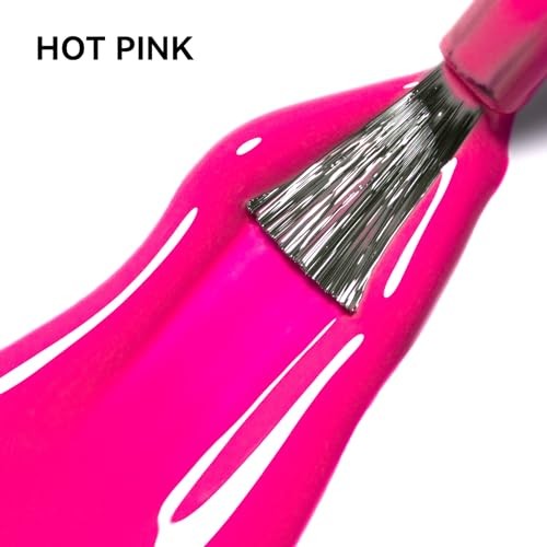 15ML Gel Nail Polish 1Pc Bright Pink Gel Polish Soak Off UV LED Nail Hot Pink