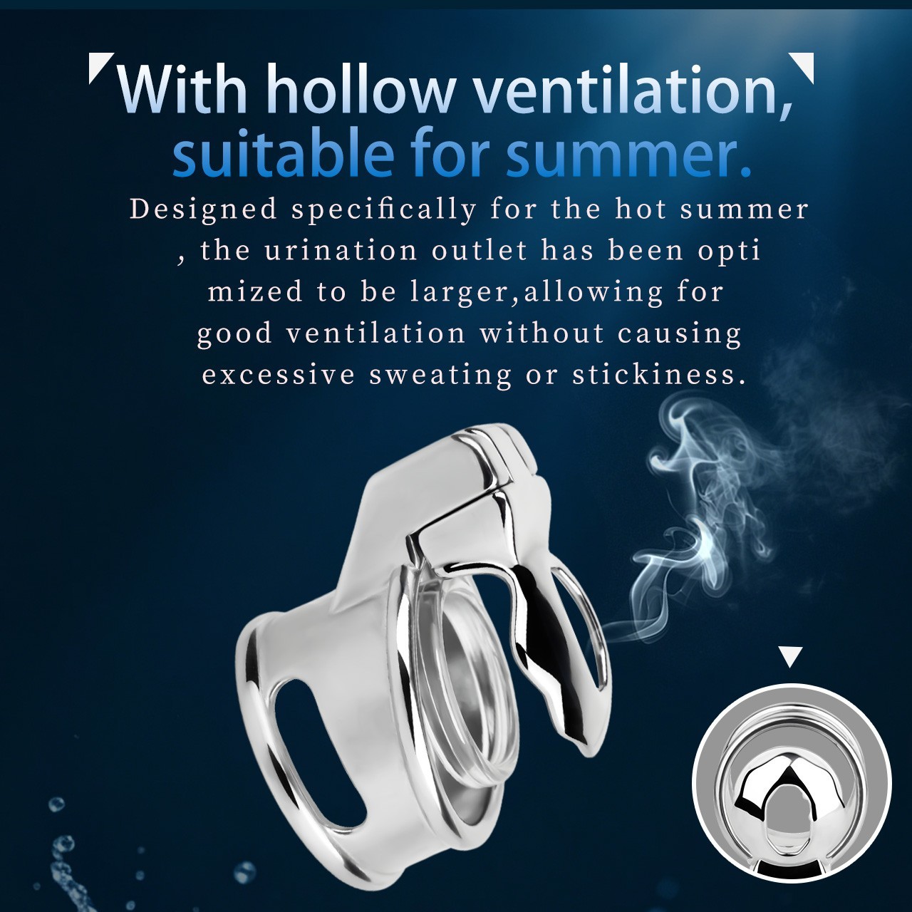 New Stainless Steel Male Chastity Device Realistic Cage Men Metal Locking Belt