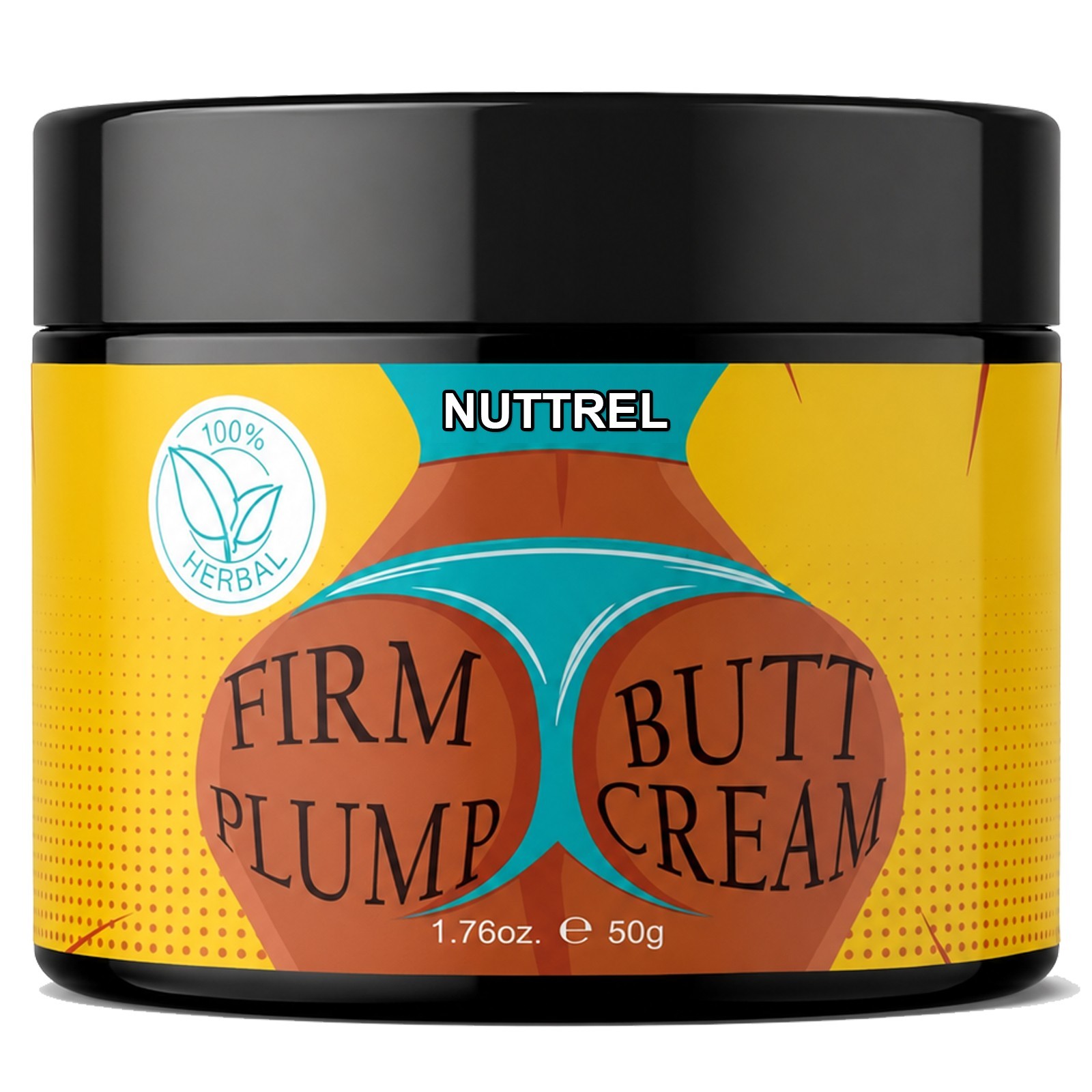 Nuttrel Butt Enlargement Enhancement Cream Buttock Firming Lifting Tighten 1.7oz