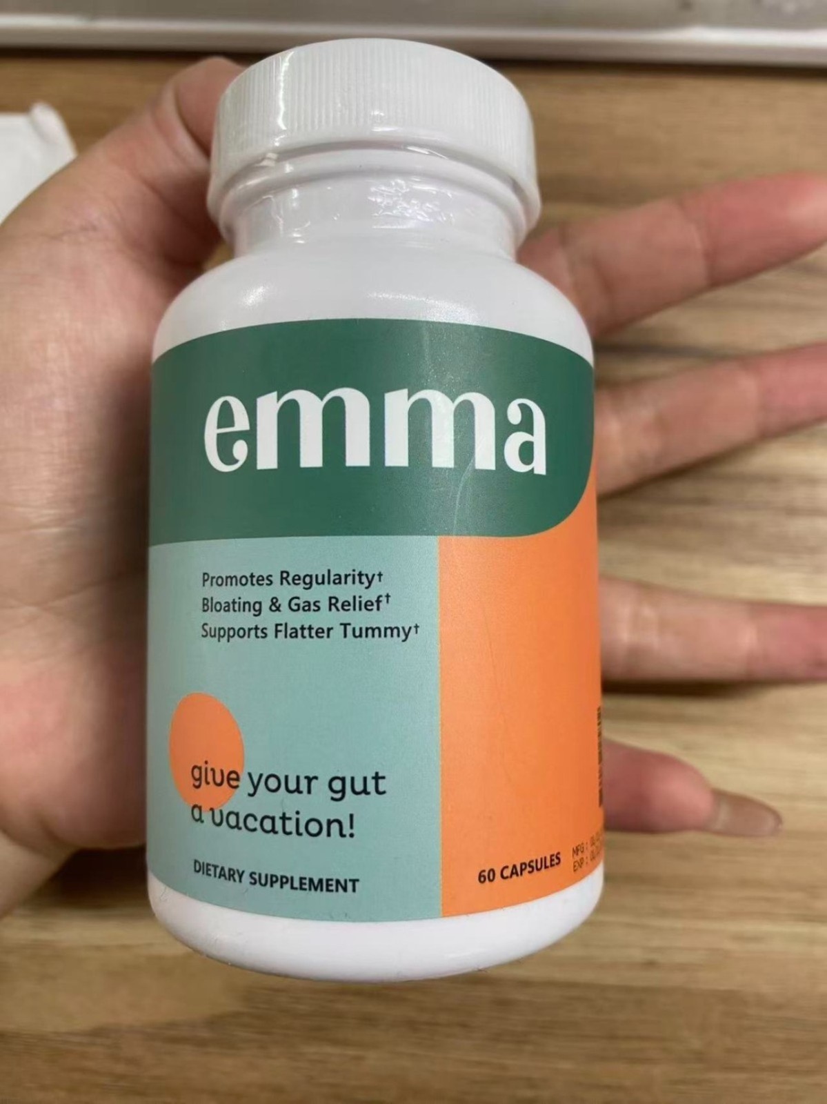 3bottles Gut Health Supplement 180 Capsules Bloating Relief & Leaky Gut hot