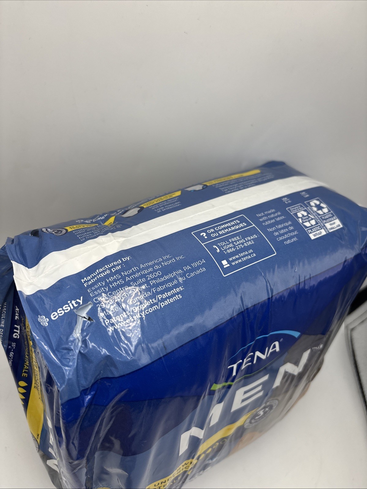 TENA Protective Adult Men’s Incontinence Disposable Underwear Maximum, XXL 14 Ct