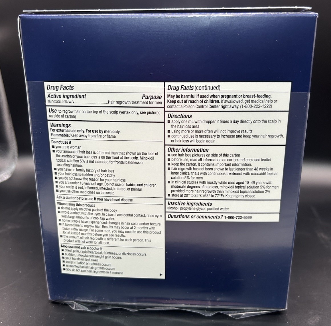 Head & Shoulders Scalp X 5% Minoxidil Hair Regrowth Treatment Mens Exp. 12/25