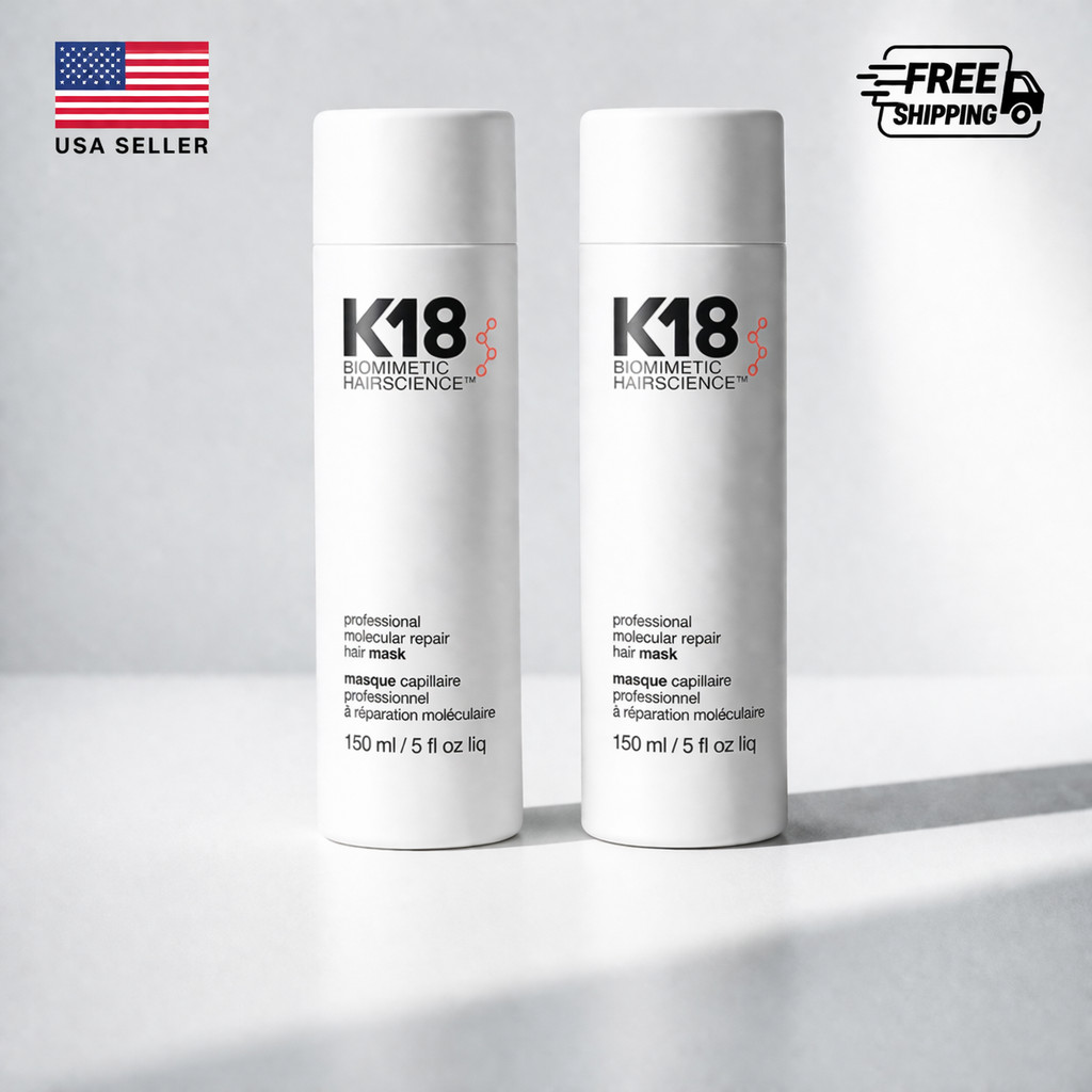 Lot Of 2 – K18 Leave-In Molecular Repair Hair Mask 5 oz/150ml