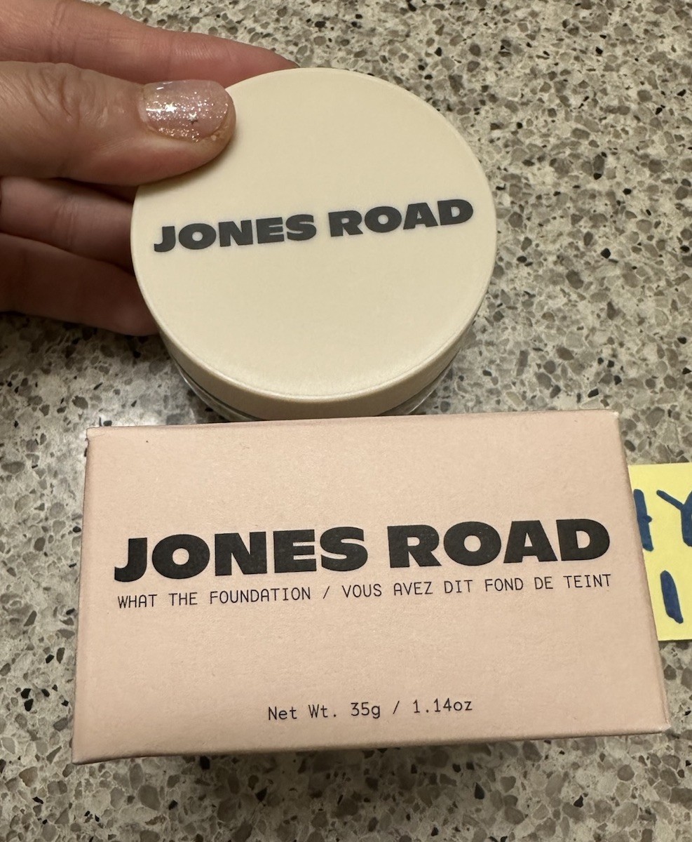 Jones Road Bobbi Brown What The Foundation BEIGE 1.14oz/35g FULL SZ NEW BOX $46
