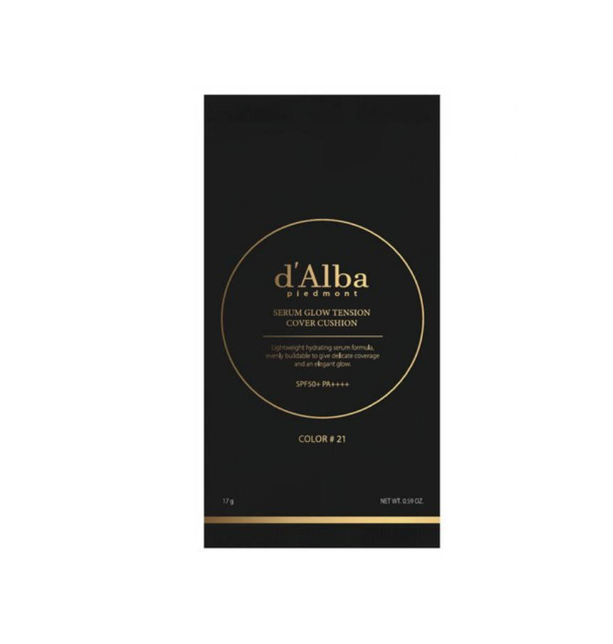 Dalba Serum Glow Tension Cover Cushion NO 23 Medium Beige 17g + Refill 17g Set