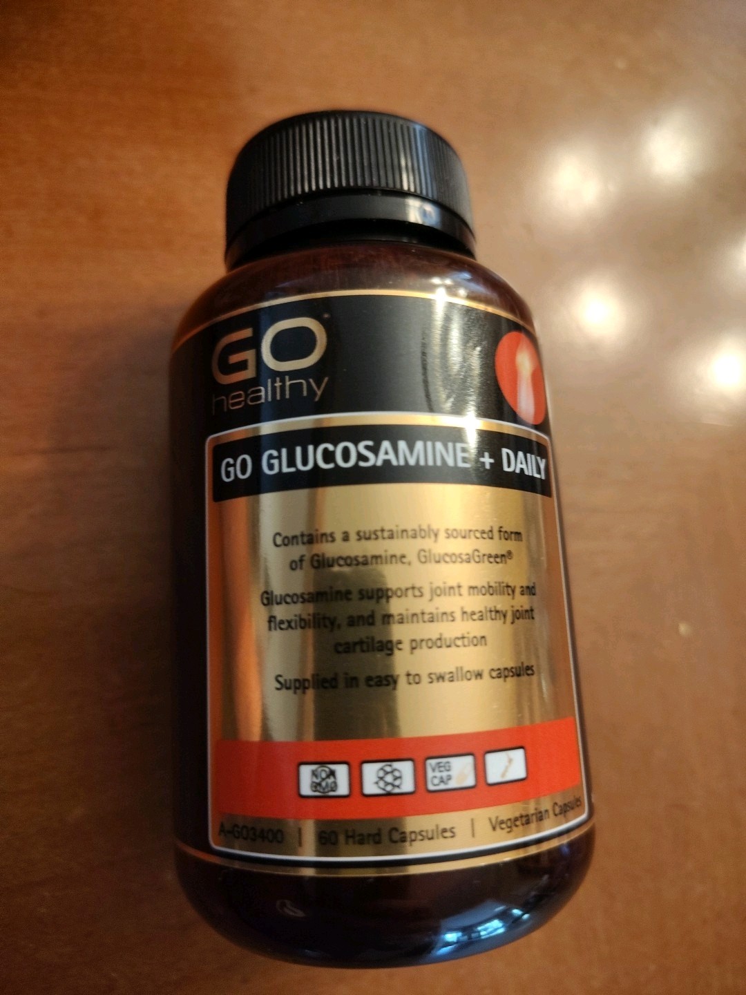 Go Healthy Glucosamine+Daily 60 Capsules Exp 12/25