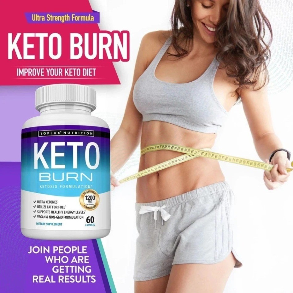 Toplux Nutrition Keto Burn 1200mg Ketosis Formula 60 Capsules – 1/2/3 Bottles
