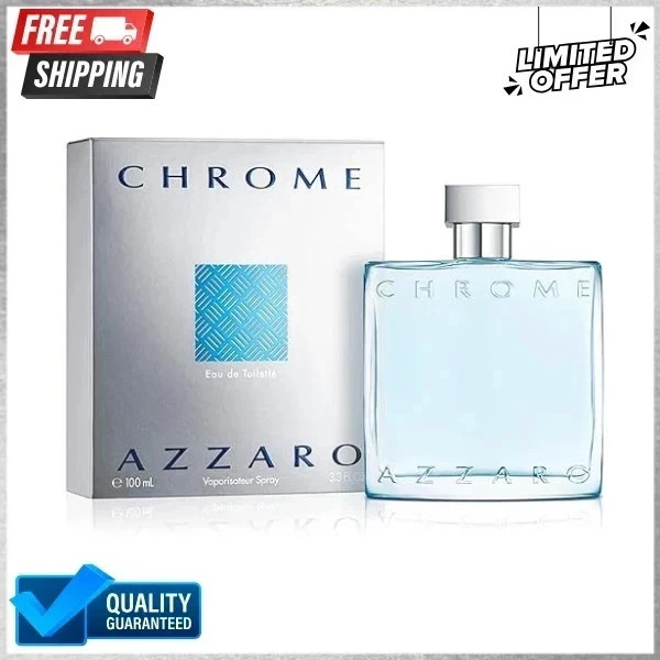 Azzaro Chrome 3.4oz Men’s Eau de Toilette