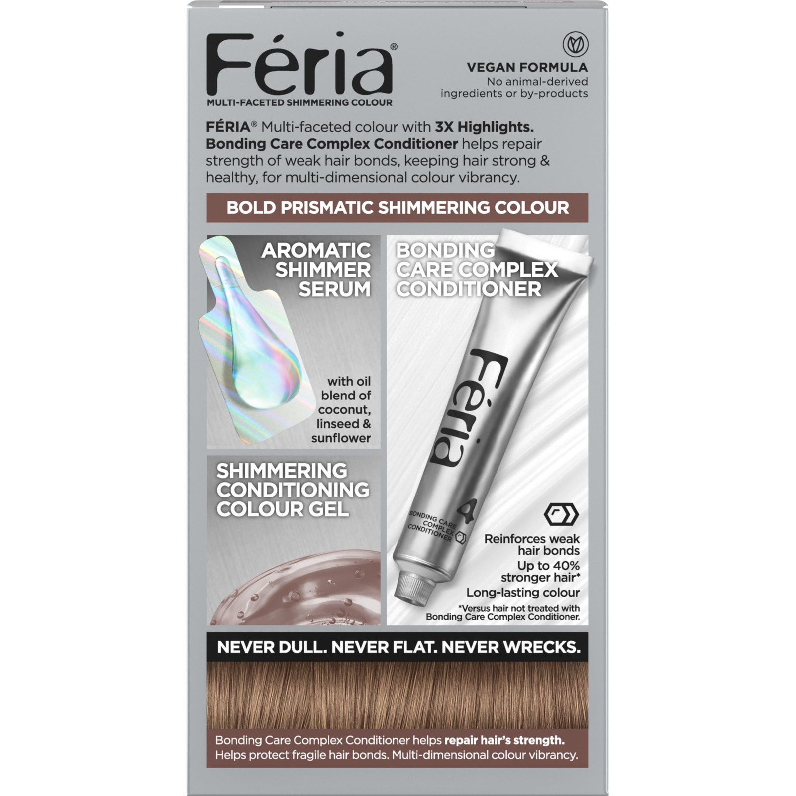 L’Oreal Paris Feria Permanent Hair Color B61 Downtown Brown