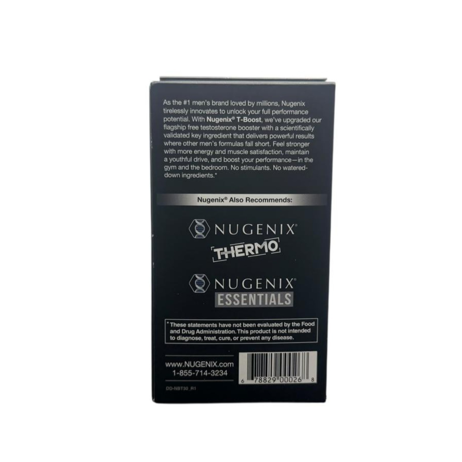 Nugenix T-Boost Free Mens Strength Energy Vitality Support 30 Capsules Exp 09/26