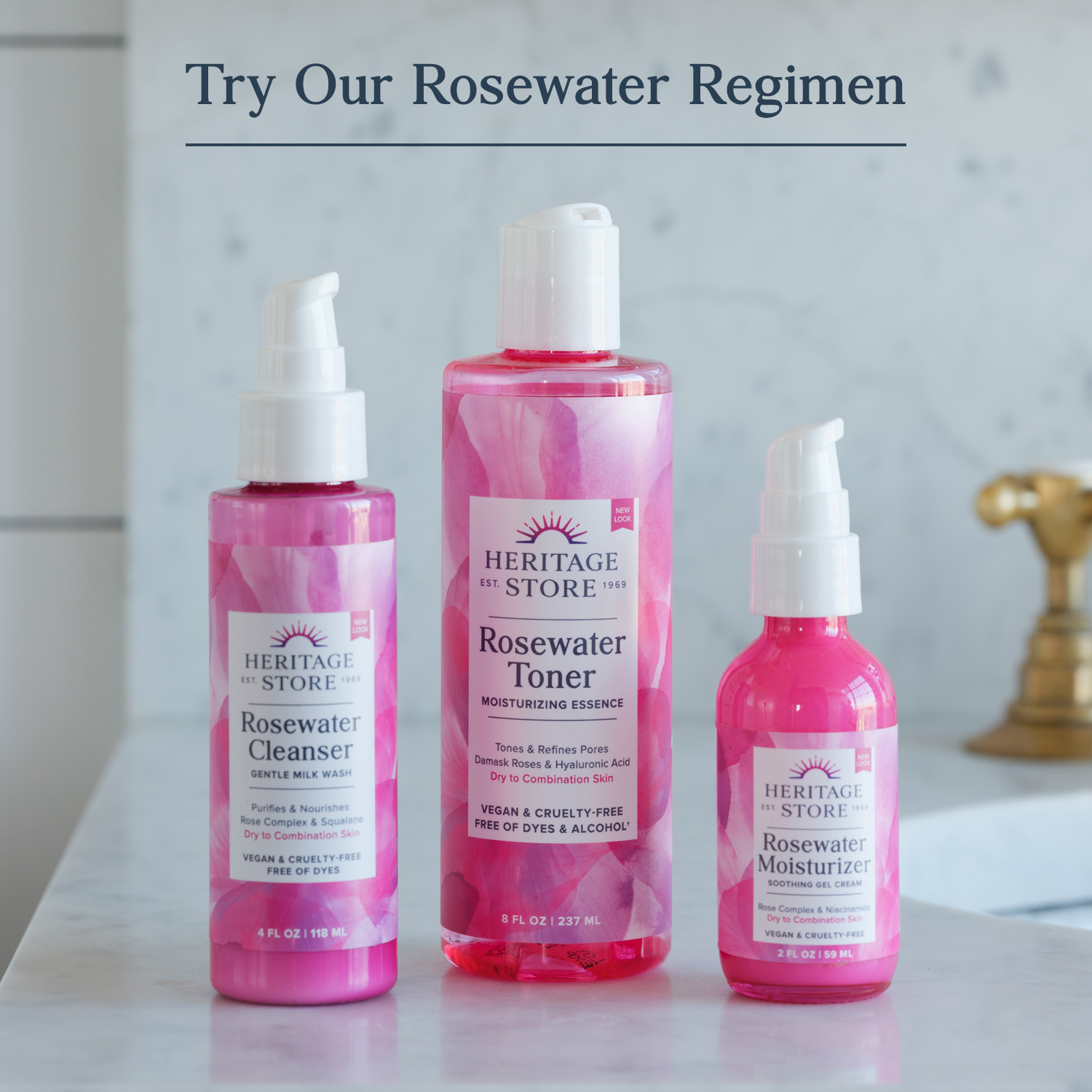 Heritage Store Rosewater Jelly Mask, Hydrating Facial Treatment for Dry