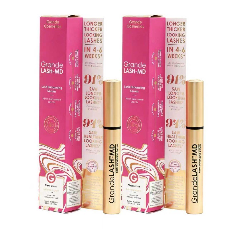 2bottle Grande LASH-MD Grande Lash Enhancing Serum 4ML 6 Month Supply Newest