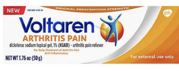 Arthritis Pain Topical Gel 50g (1.7oz) always fresh (4 Pack)