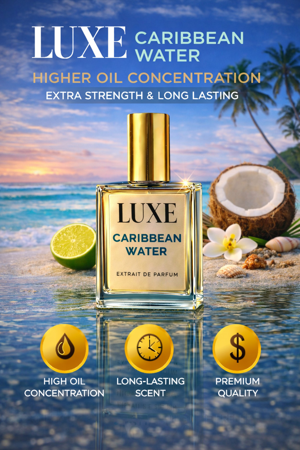 Stronger Version of ALT Caribbean Water | 2 Oz / 60mL Longest Lasting Version