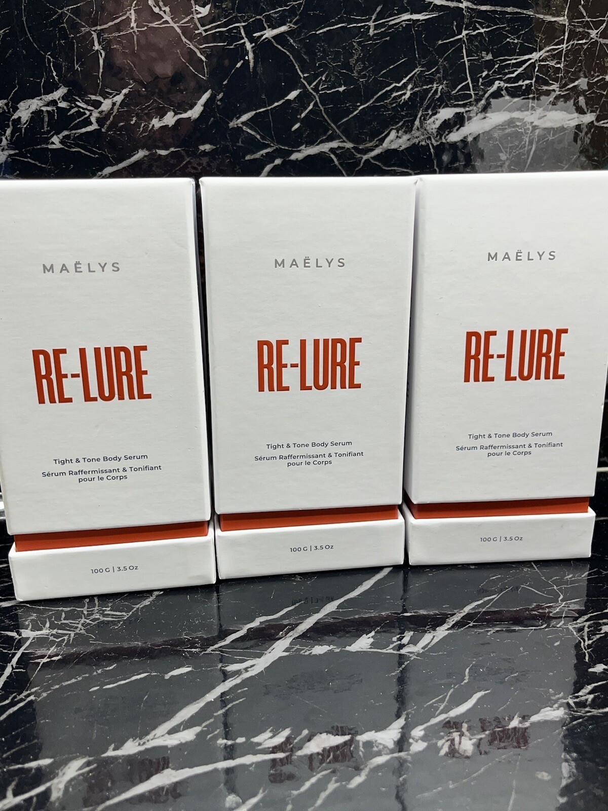 3x Maelys Re-Lure Tight & Tone Body Serum 3.5oz NEW SALE