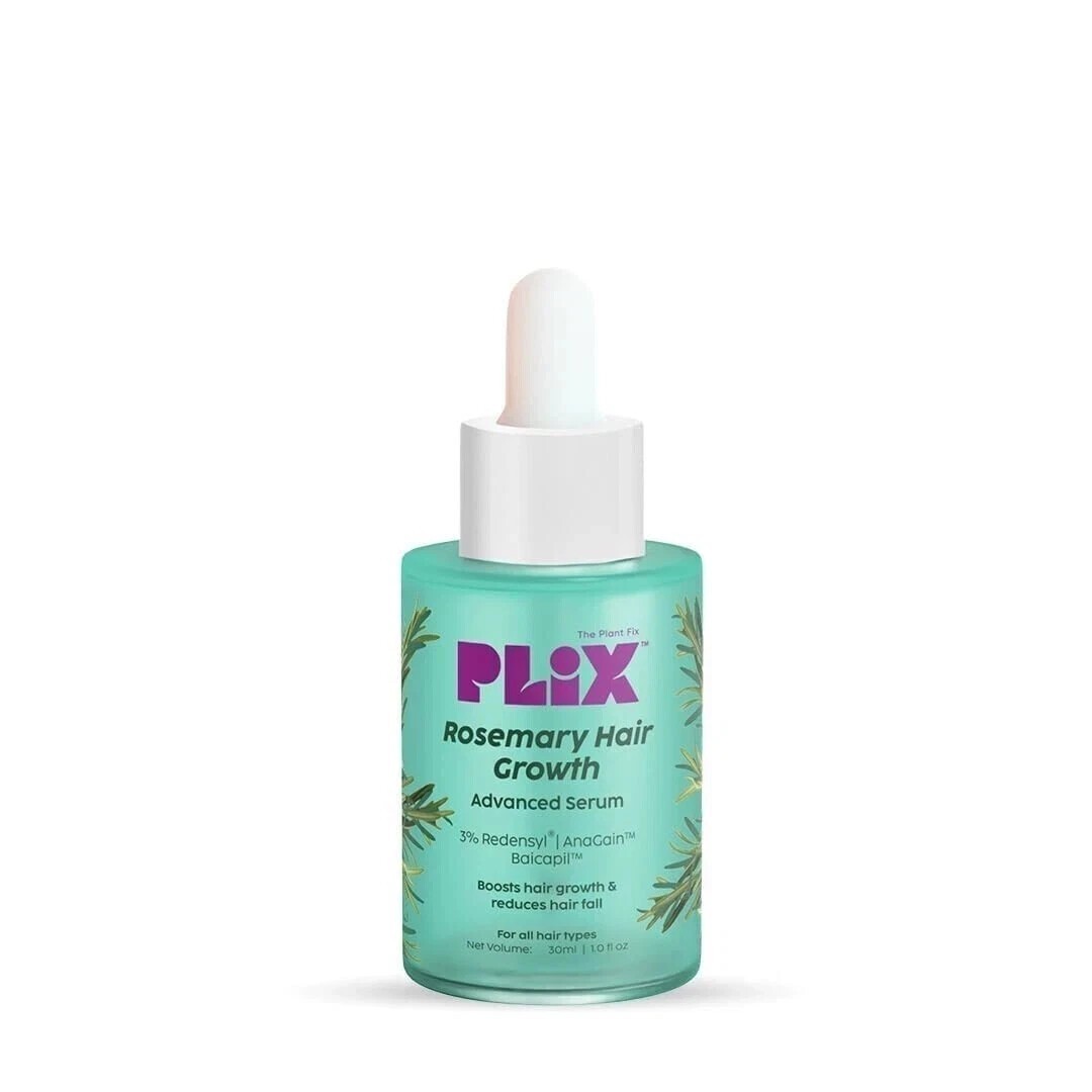 PLIX – Rosemary Hair Growth Serum with 3% Redensyl,4% Ana Gai, 3% Baicapil, 30ml