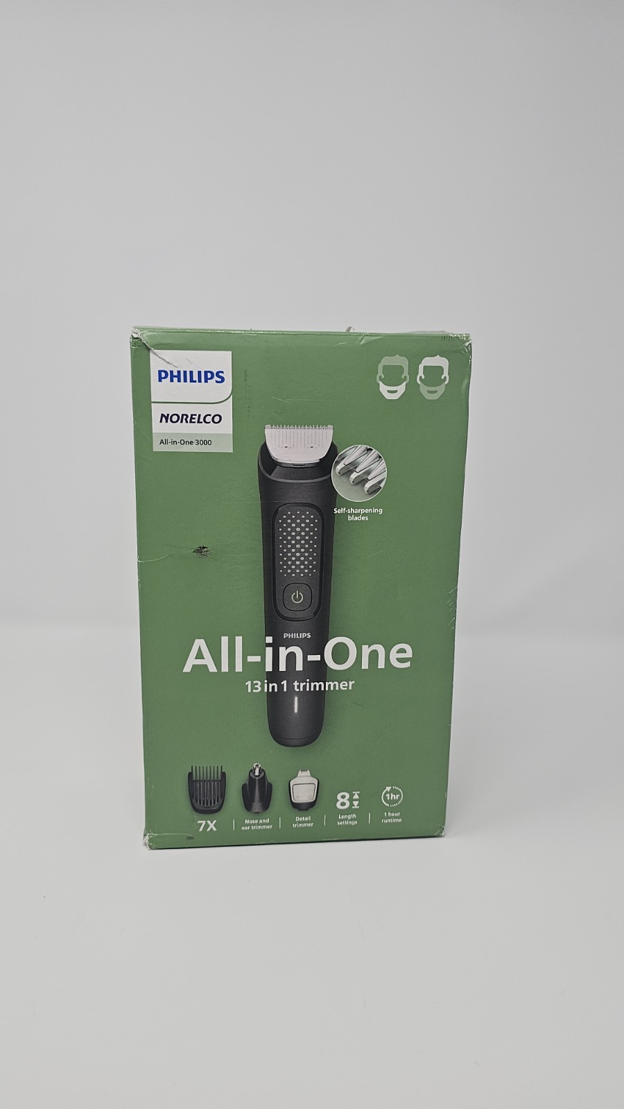 Philips Norelco All-in-One 3000 Trimmer 13-in-1 Beard Hair Grooming MG3939/50