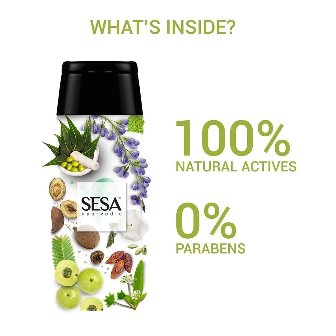 Sesa Ayurvedic Medicinal Shampoo for Hair Fall Control and Hair Growth/ 200ml