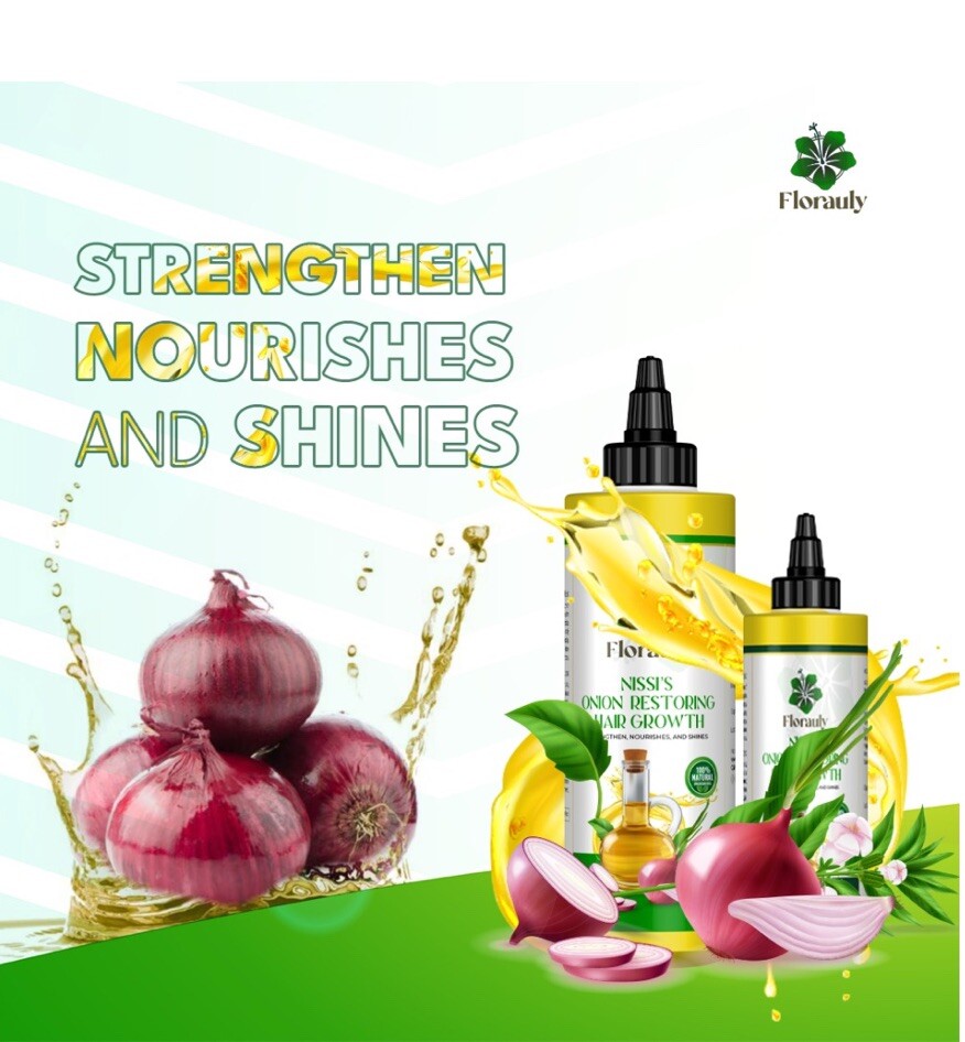 Onion Hair Growth Oil for All Hair Types/ Restoring Onion Hair Growth Oil