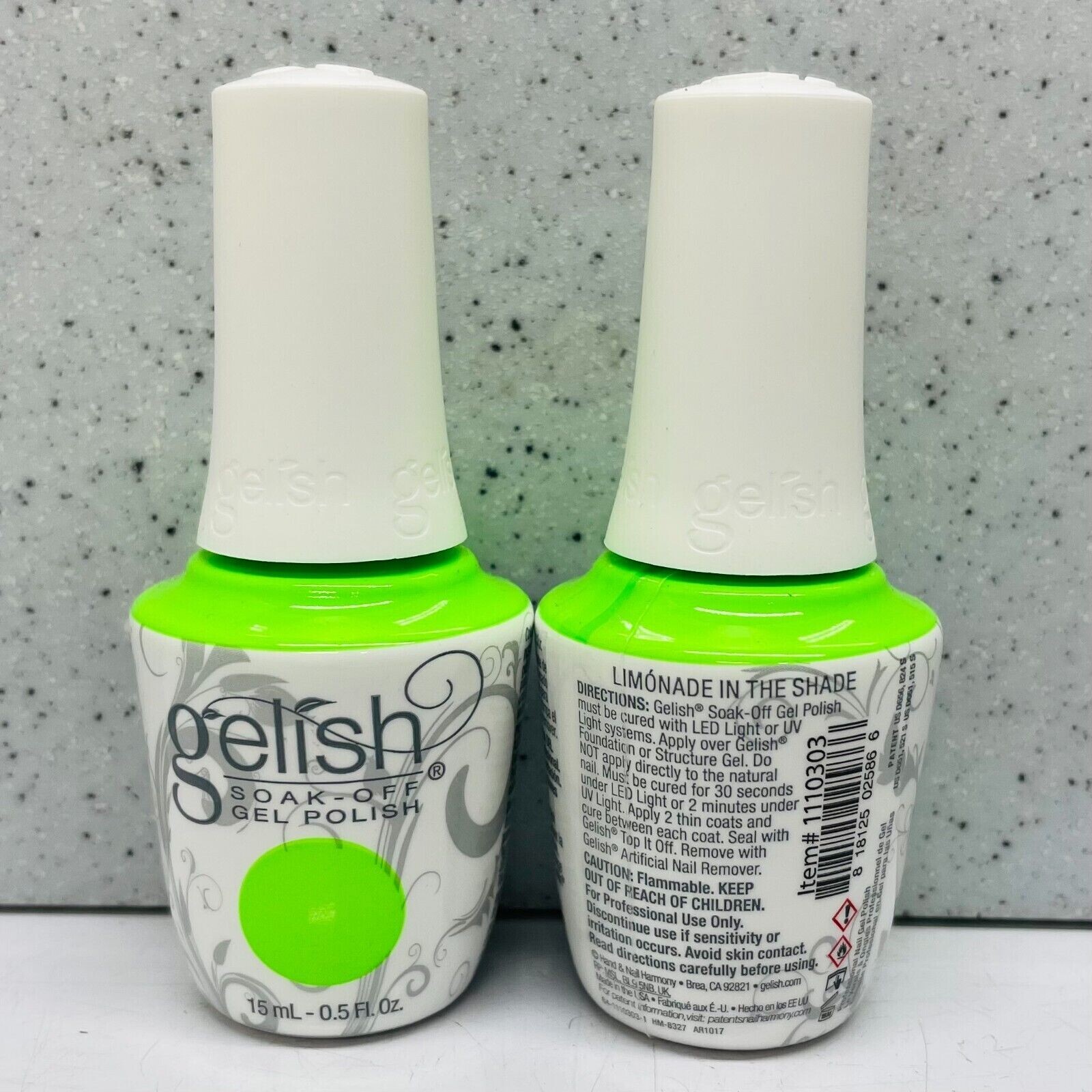 Gelish Harmony Soak Off Nail Gel Polish – Limonade In The Shade #1110303